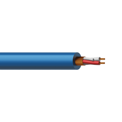 PROCAB MC305B/1 Symczny kabel mikrofonowy – flex, 2 x 0,23 mm?, 24 AWG, 100 m, niebieski